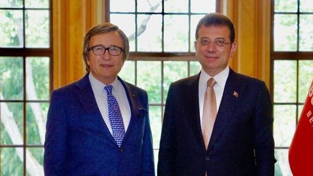 Erol Evgin den İmamoğlu na ziyaret: Seçimlerdeki başarısını kutladım